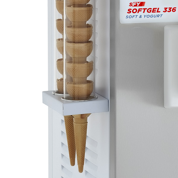 Máquina para helado soft y frozen yogurt Softgel 320 - 336- Portacucuruchos